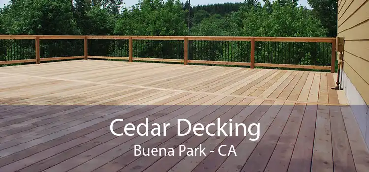 Cedar Decking Buena Park - CA