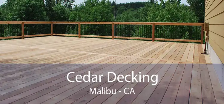 Cedar Decking Malibu - CA