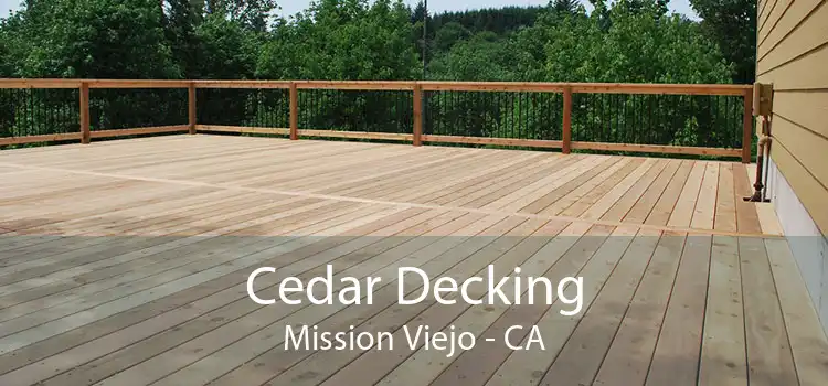 Cedar Decking Mission Viejo - CA