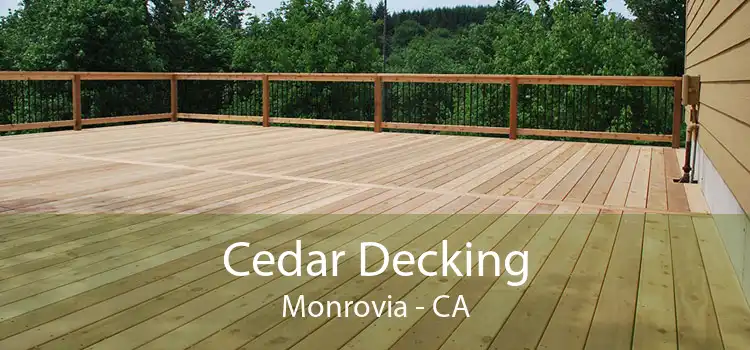 Cedar Decking Monrovia - CA