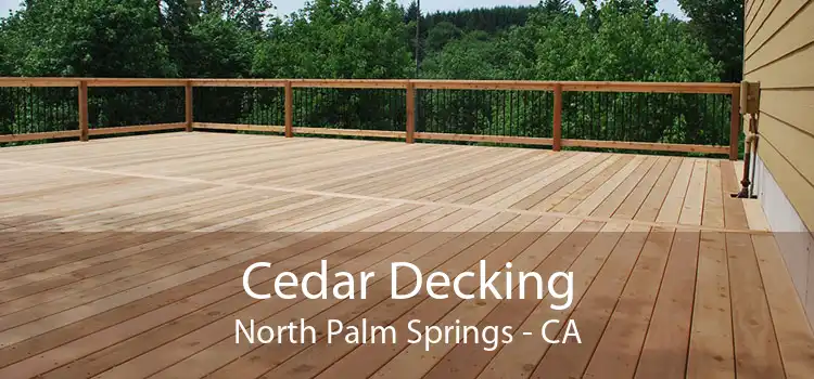 Cedar Decking North Palm Springs - CA