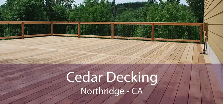 Cedar Decking Northridge - CA