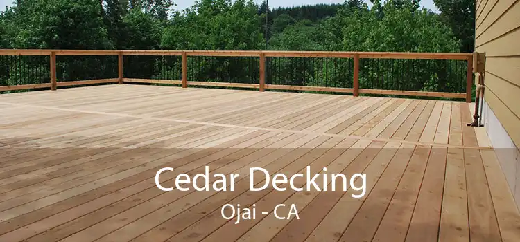 Cedar Decking Ojai - CA