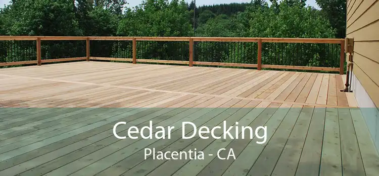 Cedar Decking Placentia - CA