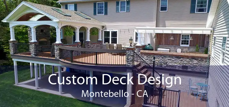 Custom Deck Design Montebello - CA