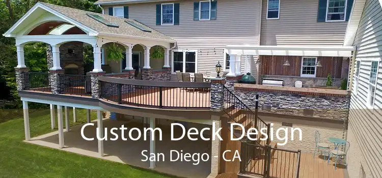 Custom Deck Design San Diego - CA