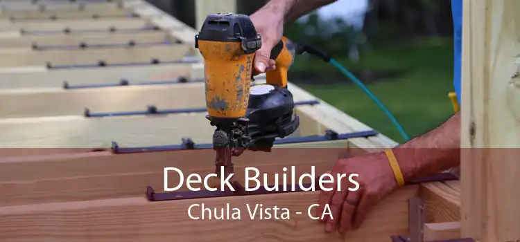 Deck Builders Chula Vista - CA