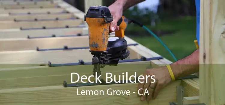 Deck Builders Lemon Grove - CA