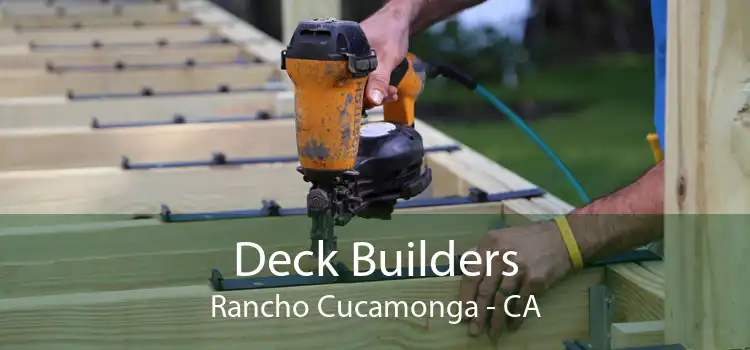 Deck Builders Rancho Cucamonga - CA