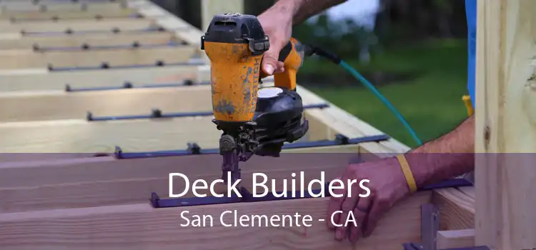 Deck Builders San Clemente - CA