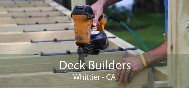 Deck Builders Whittier - CA