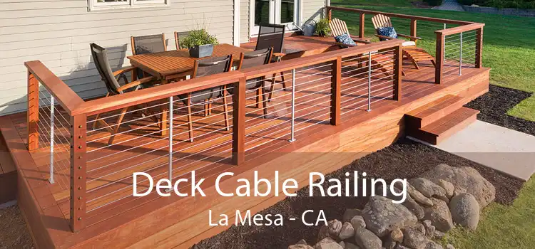 Deck Cable Railing La Mesa - CA