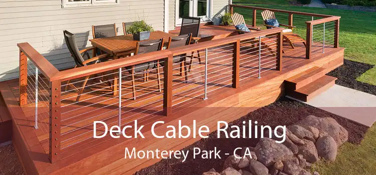 Deck Cable Railing Monterey Park - CA