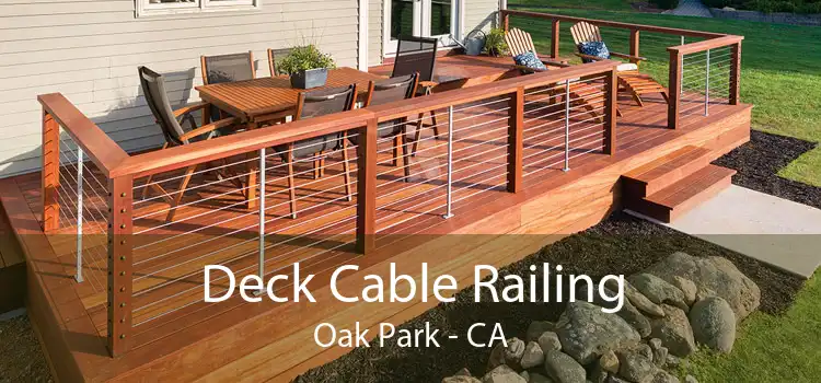 Deck Cable Railing Oak Park - CA