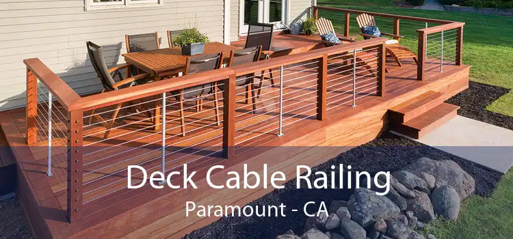 Deck Cable Railing Paramount - CA