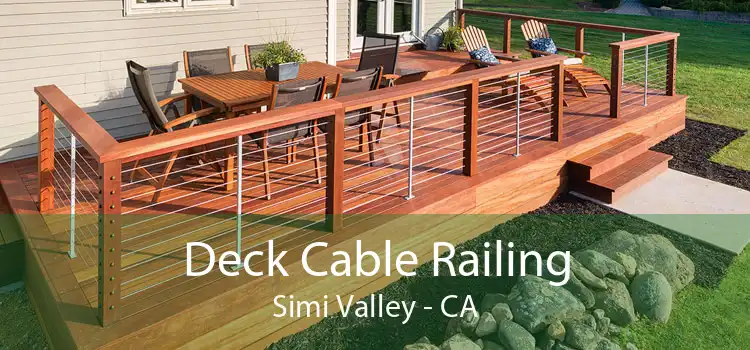 Deck Cable Railing Simi Valley - CA