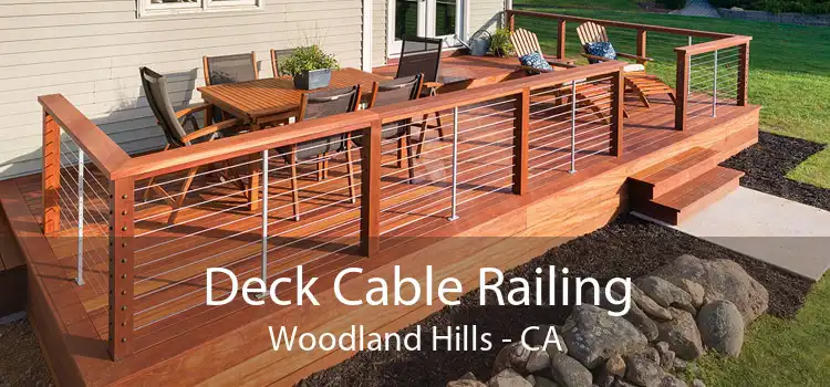 Deck Cable Railing Woodland Hills - CA