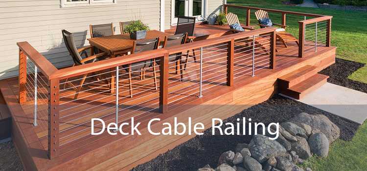 Deck Cable Railing - Outdoor Vertical Deck Cable Railing Systems