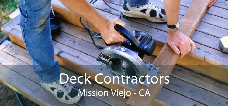 Deck Contractors Mission Viejo - CA
