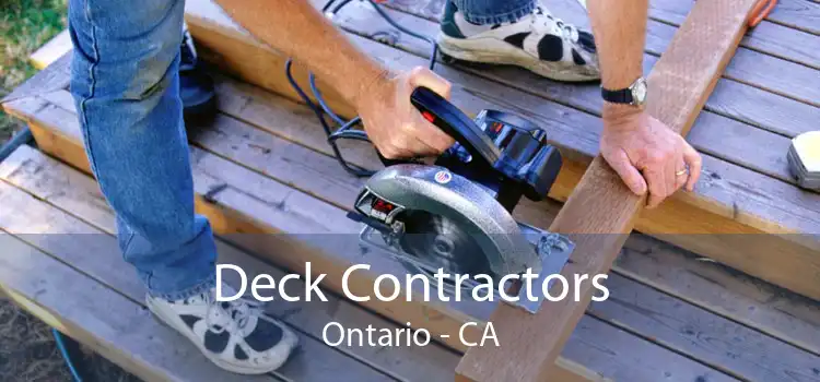 Deck Contractors Ontario - CA