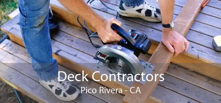 Deck Contractors Pico Rivera - CA