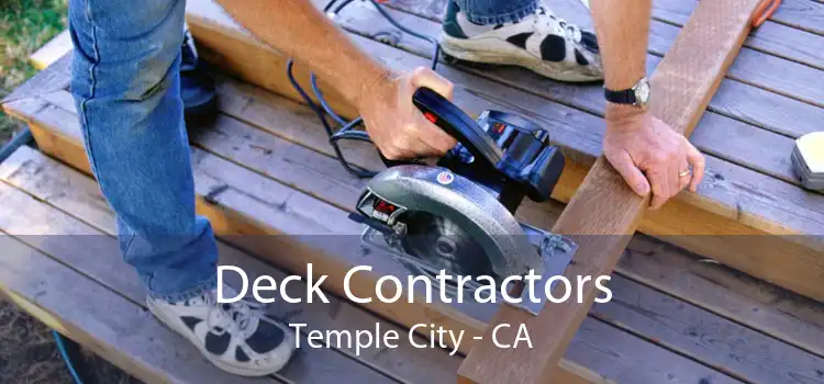 Deck Contractors Temple City - CA