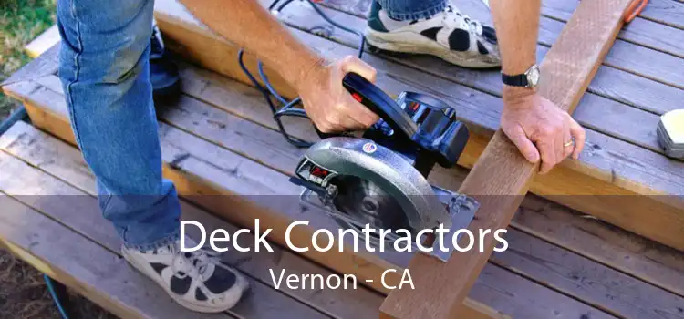 Deck Contractors Vernon - CA