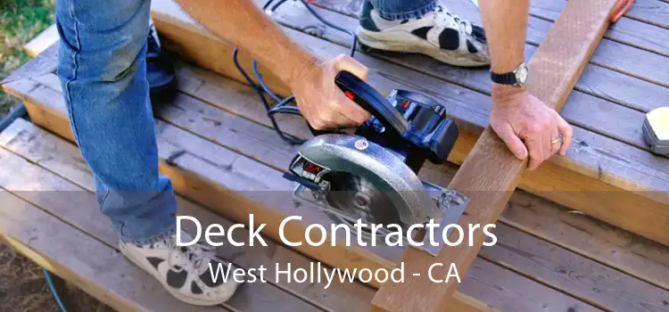 Deck Contractors West Hollywood - CA