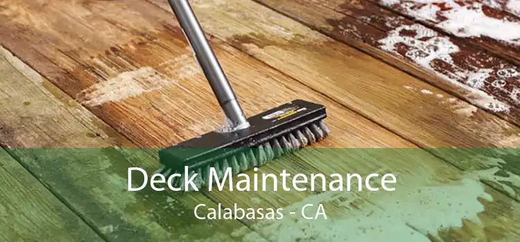 Deck Maintenance Calabasas - CA