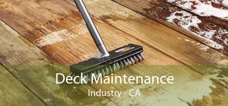 Deck Maintenance Industry - CA