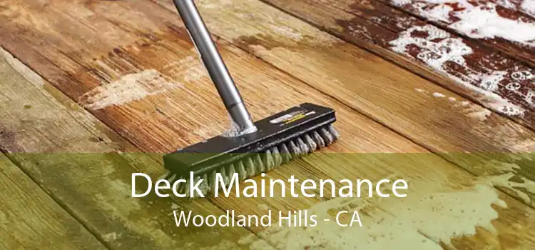 Deck Maintenance Woodland Hills - CA