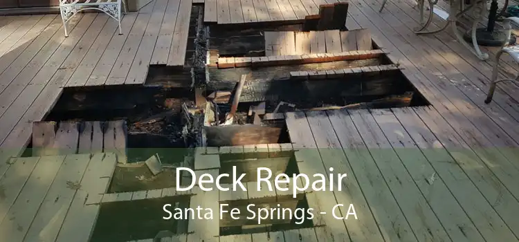 Deck Repair Santa Fe Springs - CA