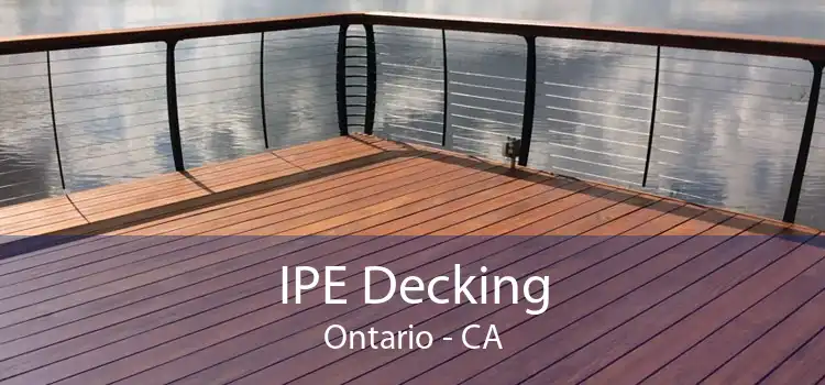IPE Decking Ontario - CA