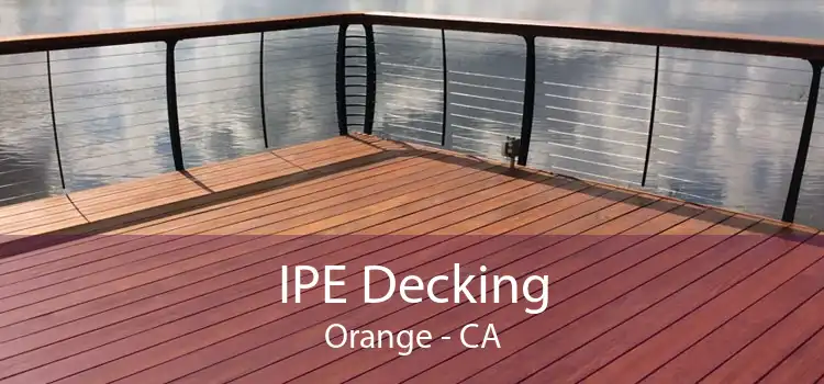 IPE Decking Orange - CA