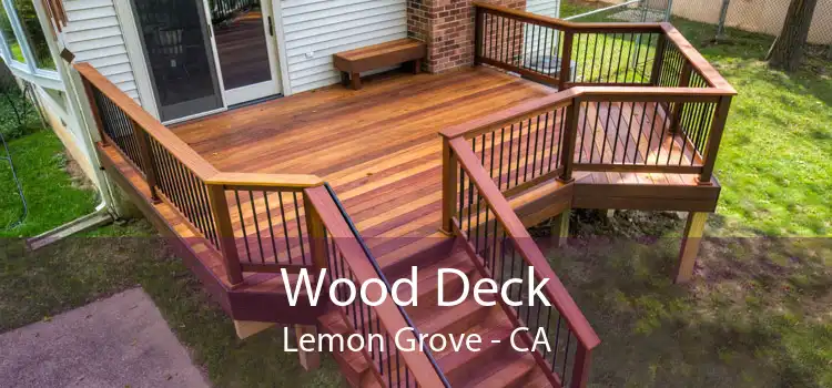 Wood Deck Lemon Grove - CA
