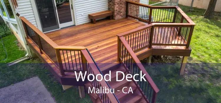 Wood Deck Malibu - CA