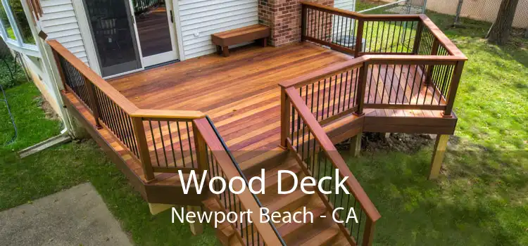 Wood Deck Newport Beach - CA