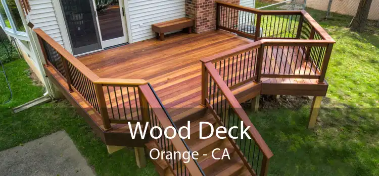 Wood Deck Orange - CA