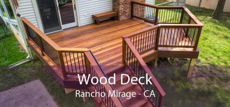 Wood Deck Rancho Mirage - CA