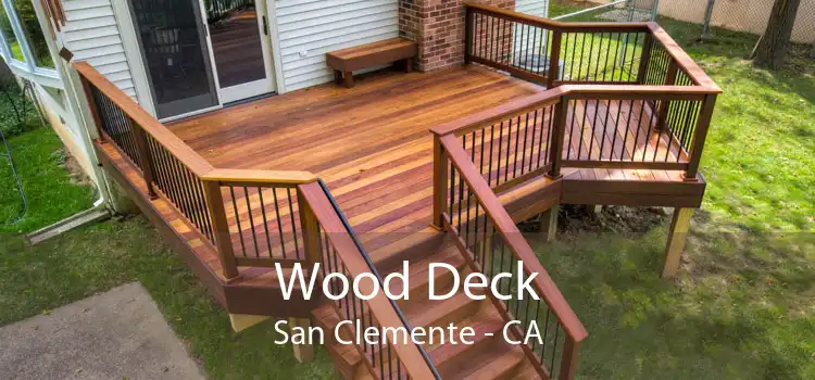 Wood Deck San Clemente - CA