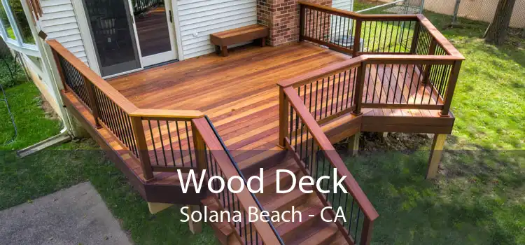 Wood Deck Solana Beach - CA