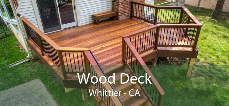 Wood Deck Whittier - CA